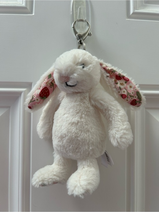 Jellycat Accessories - Jellycat Blossom Cream Bunny bag charm
